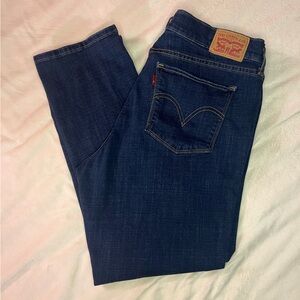 Levi's Women's Dark Blue Classic Straight Leg Jeans